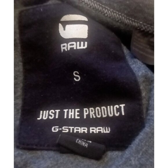 Mens G Star Raw Long Sleeve Gray Tee Shirt Small - Picture 5 of 6